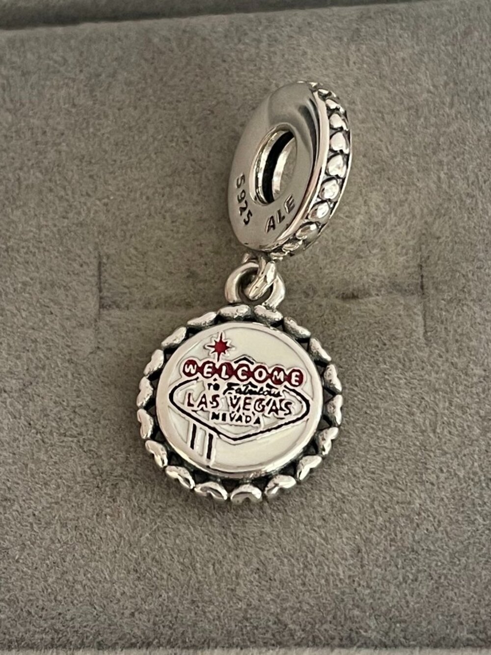 Pandora Las Vegas Exclusive Charm Pendant S925 Sterling Silver Jewelry